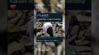 Kakashi Obito - A Tale Of Friendship