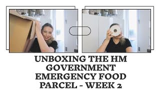 UNBOXING THE HM GOVERNMENT EMERGENCY FOOD PACKAGE - Tanya Louise