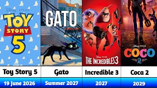 Complete Timeline Of Pixar Animated Movies 19952029