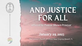 United Church of Christ Sunday NSB 1/29/23