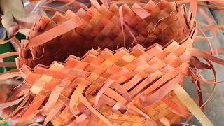 Palm Leaf Basket Making Gramavision Pvt Ltd