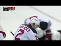 Travis Zajac scores deflection with his face