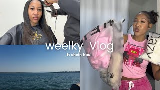 Weekly Vlog Nails, Hair, Lashes Shein Haul