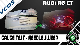 Activate Gauge Test - Needle Sweep Audi A6 C7 Vcds Coding