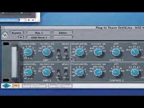 Using the UAD Neve 33609 Buss Compressor part 1
