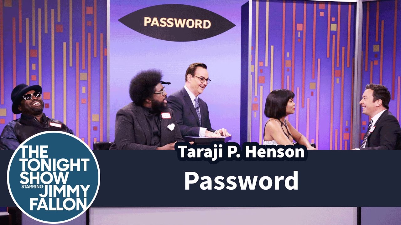 Jimmy Fallon Plays Password with Taraji P. Henson