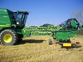 John Deere W660 JD 6820 búza aratás Wheat harvest