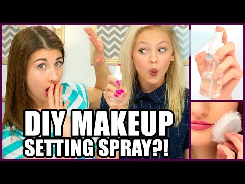 DIY Makeup Setting Spray? - Makeup Mythbusters w/ Maybaby and Jordyn Jones - YouTube