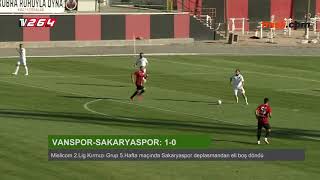 5.HAFTA|Vanspor FK-Sakaryaspor Maçın Özeti: 1-0