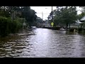 Hurricane Irene Hits and Rye, NY Floods - Kayaking on Milton Road 2