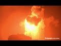 Israel-Gaza conflict: massive explosions as air strikes hit Hamas media building
