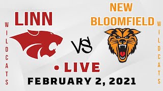 Linn Wildcats vs New Bloomfield boys varsity basketball