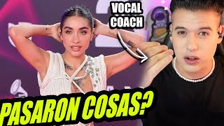 Cómo Estuvo Maria Becerra En Los Latin Grammys?!  | Reaccion Vocal Coach Ema Arias