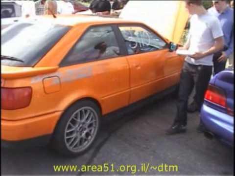 Audi S2 Coupe RSR Dahlb ck Racing vs 2 Fords and Pickup