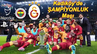 Galatasarayın Kadıköyde Şampiyon Olduğu Maç Kupa Töreni Ps5 Pes21 4K 38402160P Başar&Bartugame