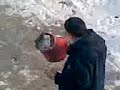 Полёт ведра))) 