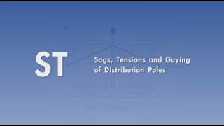 Sags, Tensions and Guying of Distribution Poles