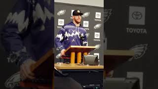 Eagles quarterback Carson Wentz on Thursday before Giants game .