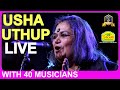 Usha Uthup Rocking Live I Bappi Lahiri Songs I With 40 Musicians I Anant Musical Dreams