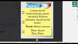 7. Ve 8. Sinif Türkçe-Yazim Kurallari Konu Anlatimi-Musa Aki̇nce