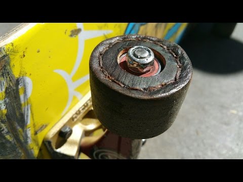 LEATHER SKATEBOARD WHEELS | YOU MAKE IT WE SKATE IT EP 37