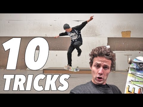 10 Impossible Tricks On A Mini Skateboard