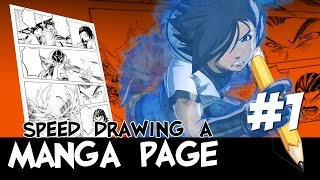 Speed Drawing a Manga Page 01