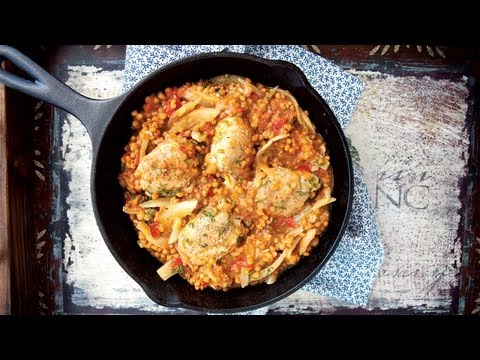 Video Chicken With Lentils Recipe