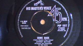 Watch Johnny Mathis Come Back video
