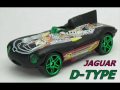 #2-672 "Outsider" vs "Jaguar D-Type" vs "F1 Racer" HotWheels.wmv