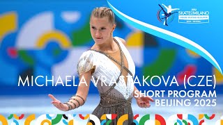 Michaela Vrastakova Cze Women Short Program 2025 Beijing