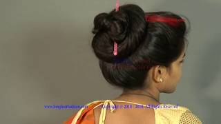 How to Make Tight Big Bun with Thick Shiny Long Hair