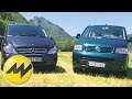 Mercedes Viano 220 CDI vs. VW T5 Multivan 2.5 TDI: Der Van-Vergleich