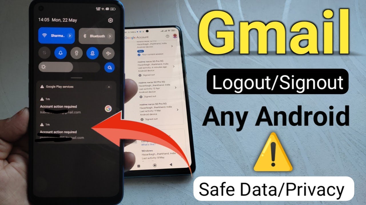 How to remove Gmail/Google account from all devices | How to remove Gmail/Google account from all devices |