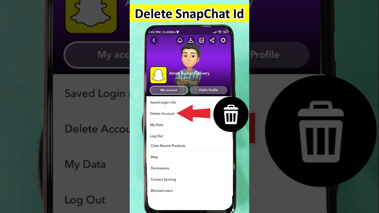 Snapchat Account Kaise Delete Kare | How to delete Snapchat Account Kaise Delete Kare | How to delete