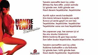 Hande Yener - Teşekkürler (Orijinal Karaoke)