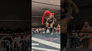 Skye Blue Powerbombs Alex Zayne At Black Label Pro March 2024