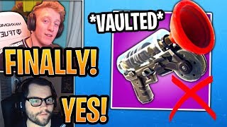 Streamers React to *VAULTED* Grappler! - Fortnite Best and Funny Moments