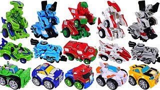 Jumping robot Leap Changer and Transformers Rescue Bots playing with obstacles! #DuDuPopTOY