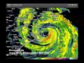 Hurricane Arthur crossing NC radar loop