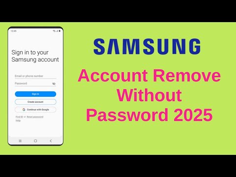 Samsung Account Remove 2025 Samsung Account Remove 2025