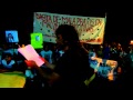 Lectura de petitorio - Familiares denunciaron el sistema de salud Malvinas Argentinas
