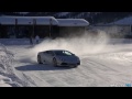 Lamborghini Huracán Doing Donuts and Drifting in the Snow!