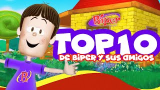 🔝Top 10 De Biper Y Sus Amigos 🎶🥳💯 - Canciones Infantiles Cristianas