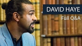 David Haye Full Q&A Oxford Union