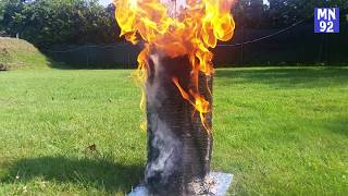 Amazing highest burning tower (24 000 matches) Amazing highest burning tower (24 000 matches)