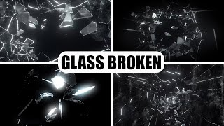 glass breaking black screen || glass broken black screen || glass breaking black