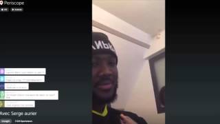 Serge Aurier Insulte Son Coach Laurent Blanc Sur Periscope