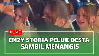 Live Momen Haru Enzy Storia Nangis Di Pelukan Desta Hingga Trauma Suami Natasha Rizky Lihat Kamera