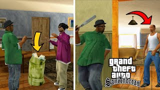 What Was BIG SMOKE Doing in CJ's House Before The FIRST MISSION in GTA SAN ANDRE
